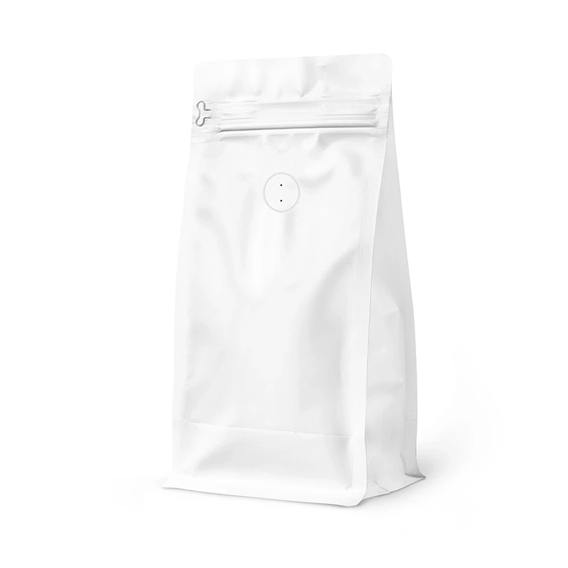New 1kg Flat Bottom Coffee Bag with Valve - Matte Black – The Pouch Shop