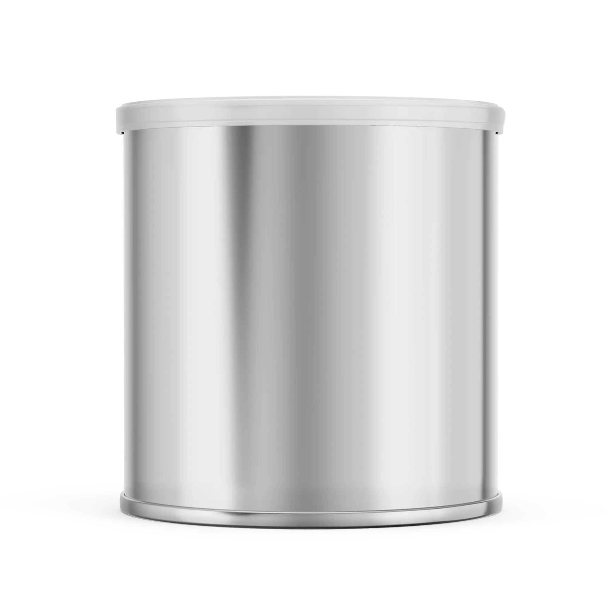 White tin outlet container